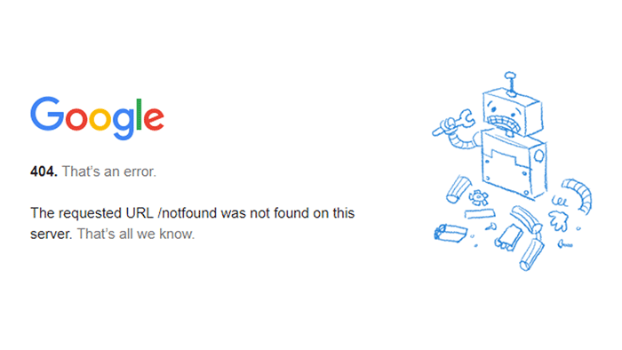 Google.nl - 404 Not Found