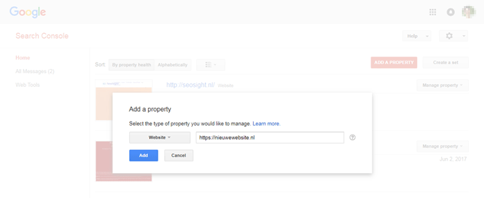 SEO Sight Google Search Console