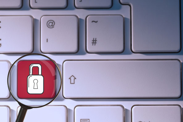 Keyboard-with-letter-padlocked
