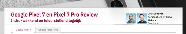 Tweakers Review Artikel